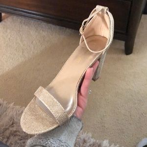 Gold heels